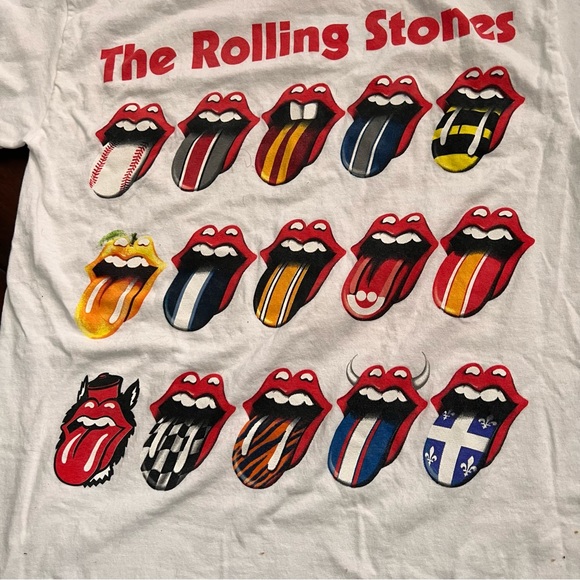 The Rolling Stones Zip Code Tour 2015 Size S Black T-Shirt Concert North America - Picture 2 of 5